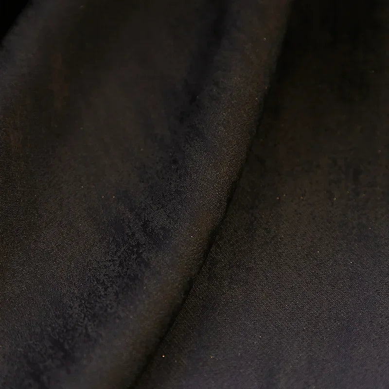 Modern Fashionable Curtains for Living Room Black Jacquard Blackout Luxury Bedroom Dining Window Custom Size Decor Thicken